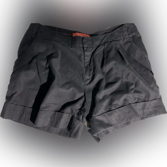 Black casual trouser shorts - Picture 1 of 5